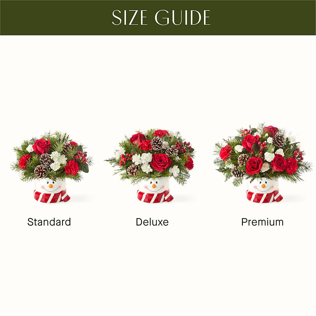 Jolly Snowman Bouquet – Le Bloom Floral, Le Mars IA