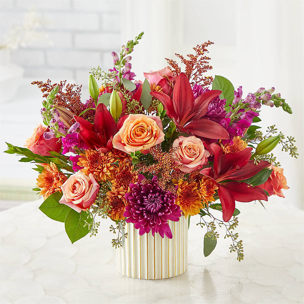Burgundy Landscape Bouquet – Le Bloom Floral, Le Mars IA