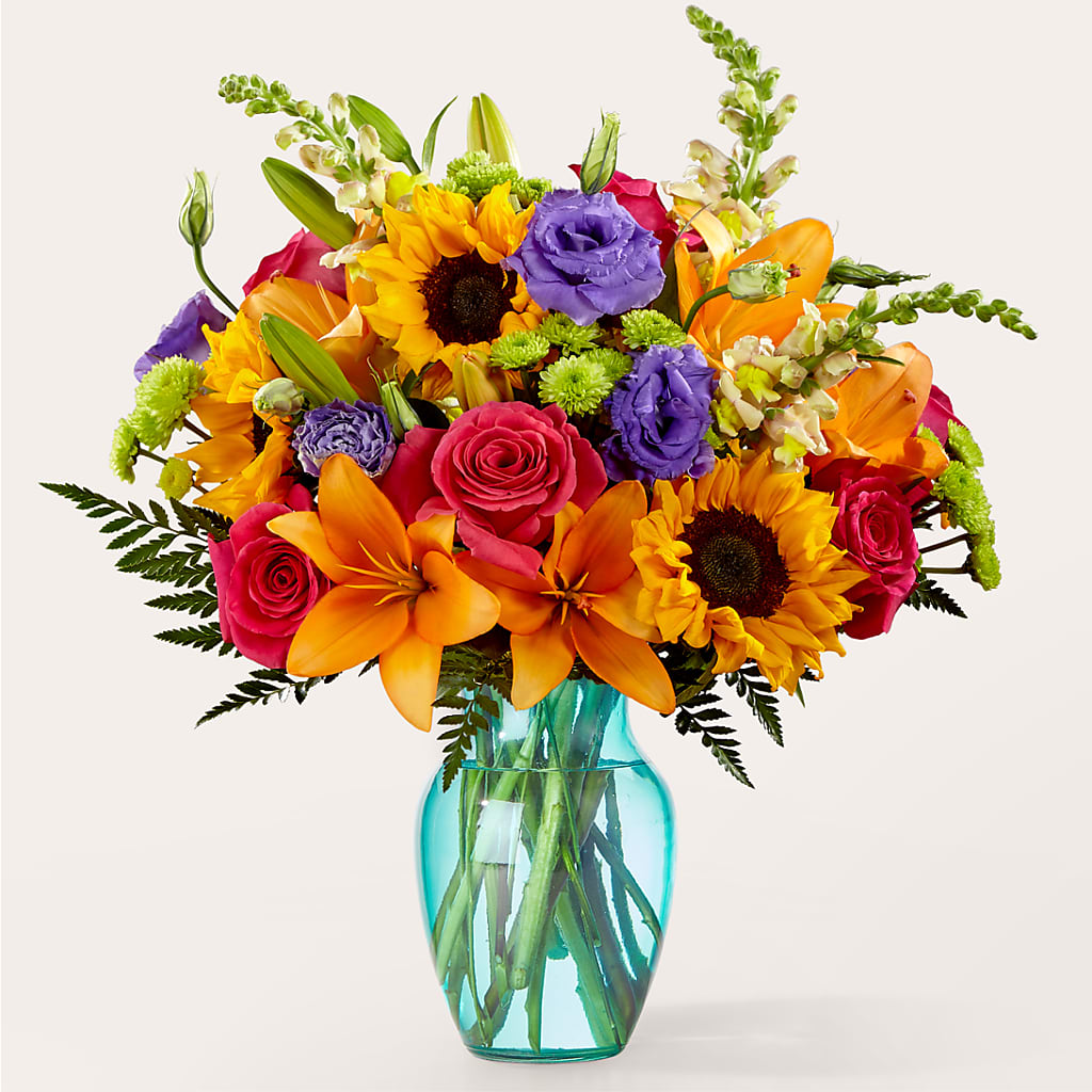 Double Rainbow Bouquet – Le Bloom Floral, Le Mars IA