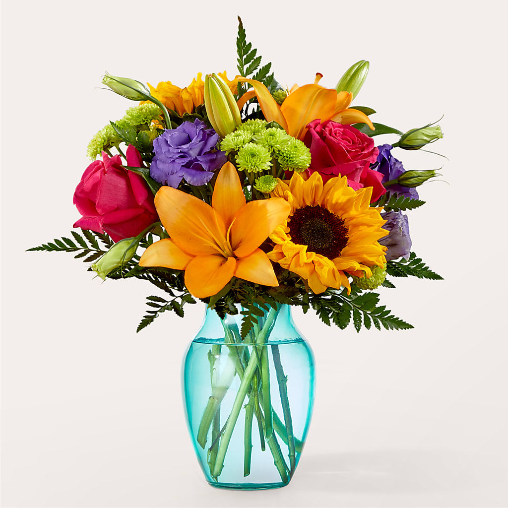 Double Rainbow Bouquet – Le Bloom Floral, Le Mars IA