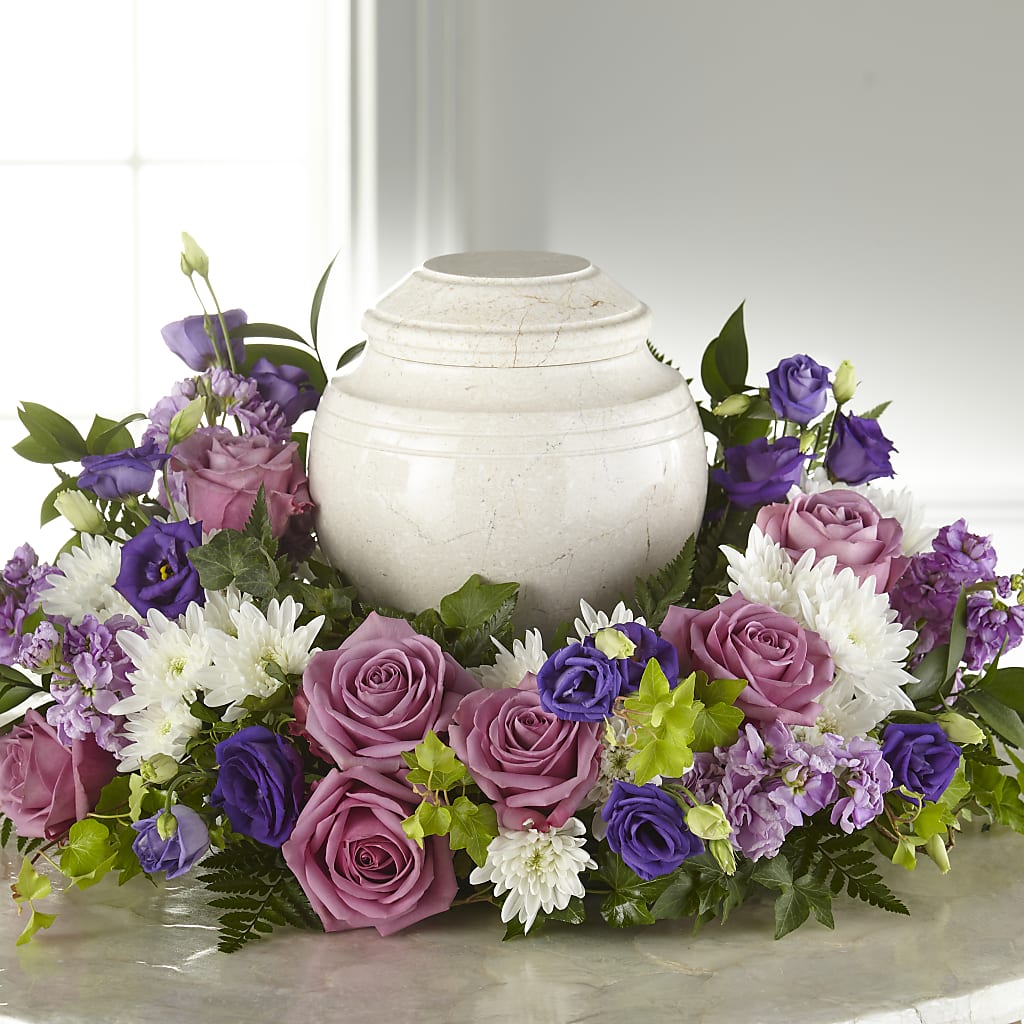 Blooming Sympathy Cremation Adornment – Le Bloom Floral, Le Mars IA