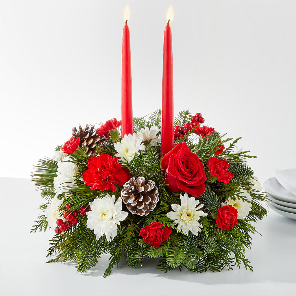 Holiday Soiree Centerpiece – Le Bloom Floral, Le Mars IA