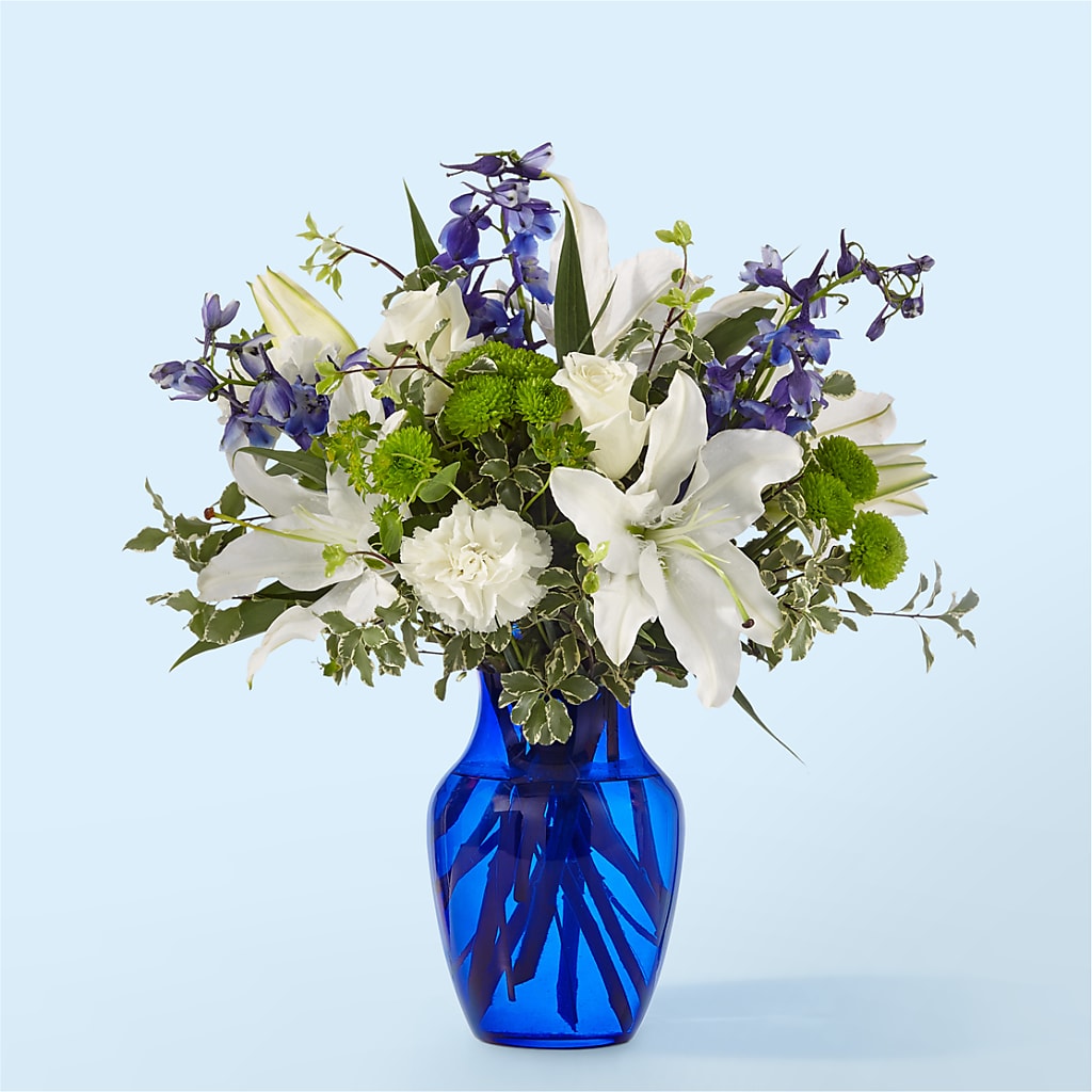 Santorini Bouquet – Le Bloom Floral, Le Mars IA