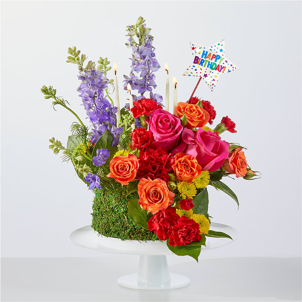 Best Year Yet Floral Cake – Le Bloom Floral, Le Mars IA