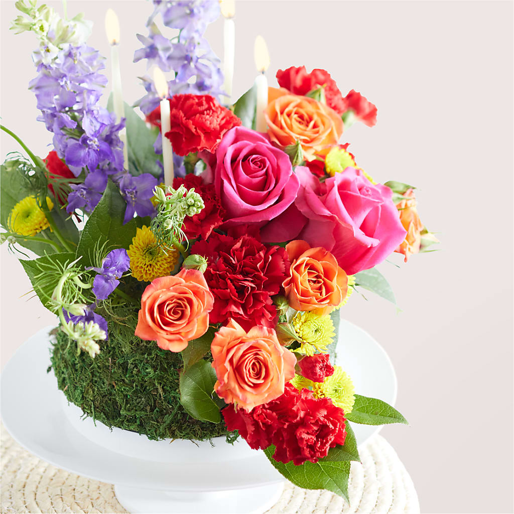 Best Year Yet Floral Cake – Le Bloom Floral, Le Mars IA
