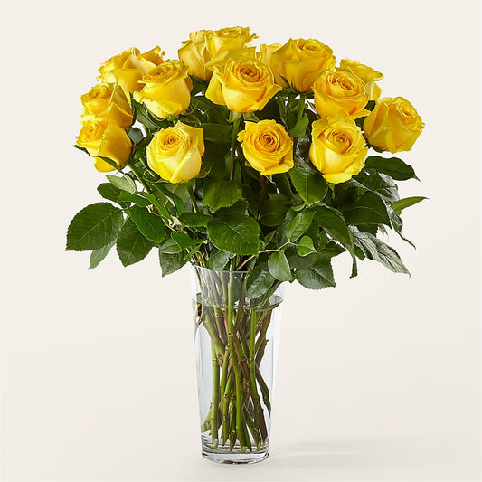 Long Stem Yellow Rose Bouquet –  Le Bloom Floral, Le Mars IA