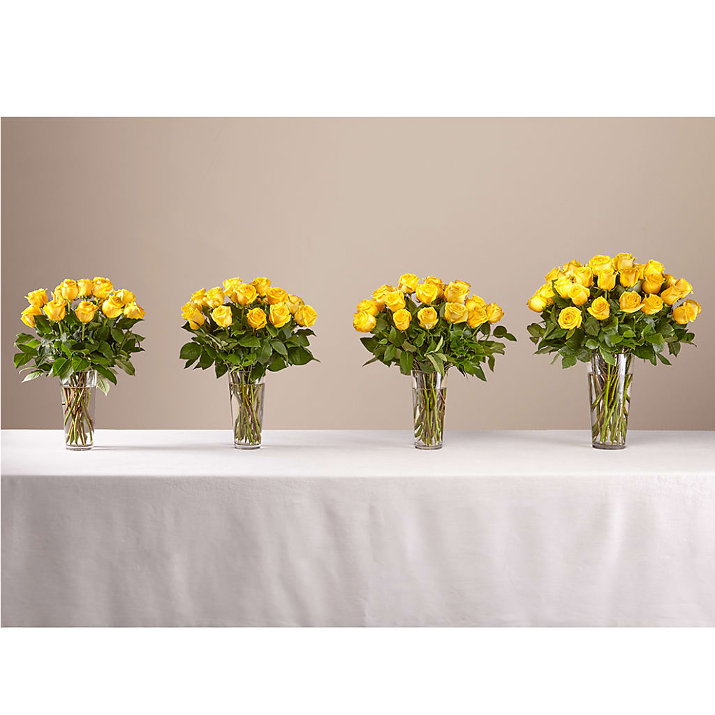 Long Stem Yellow Rose Bouquet –  Le Bloom Floral, Le Mars IA