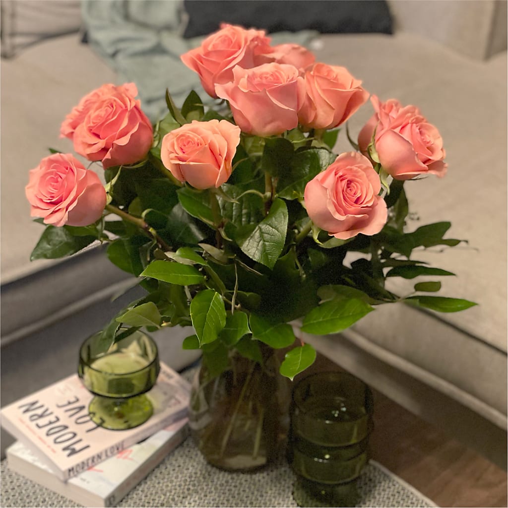 Long Stem Pink Rose Bouquet –  Le Bloom Floral, Le Mars IA