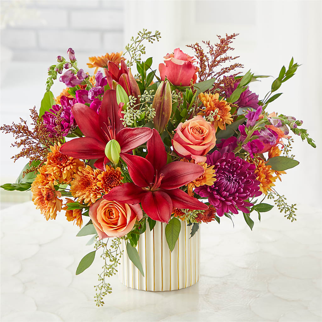 Burgundy Landscape Bouquet –  Le Bloom Floral, Le Mars IA