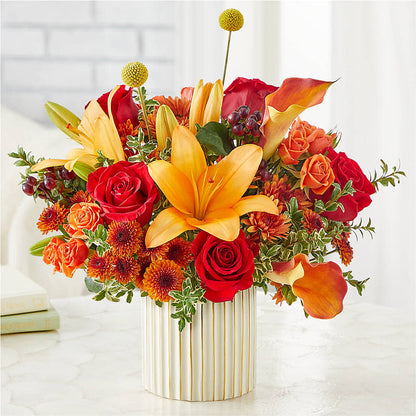 Scarlet Skies Bouquet –  Le Bloom Floral, Le Mars IA