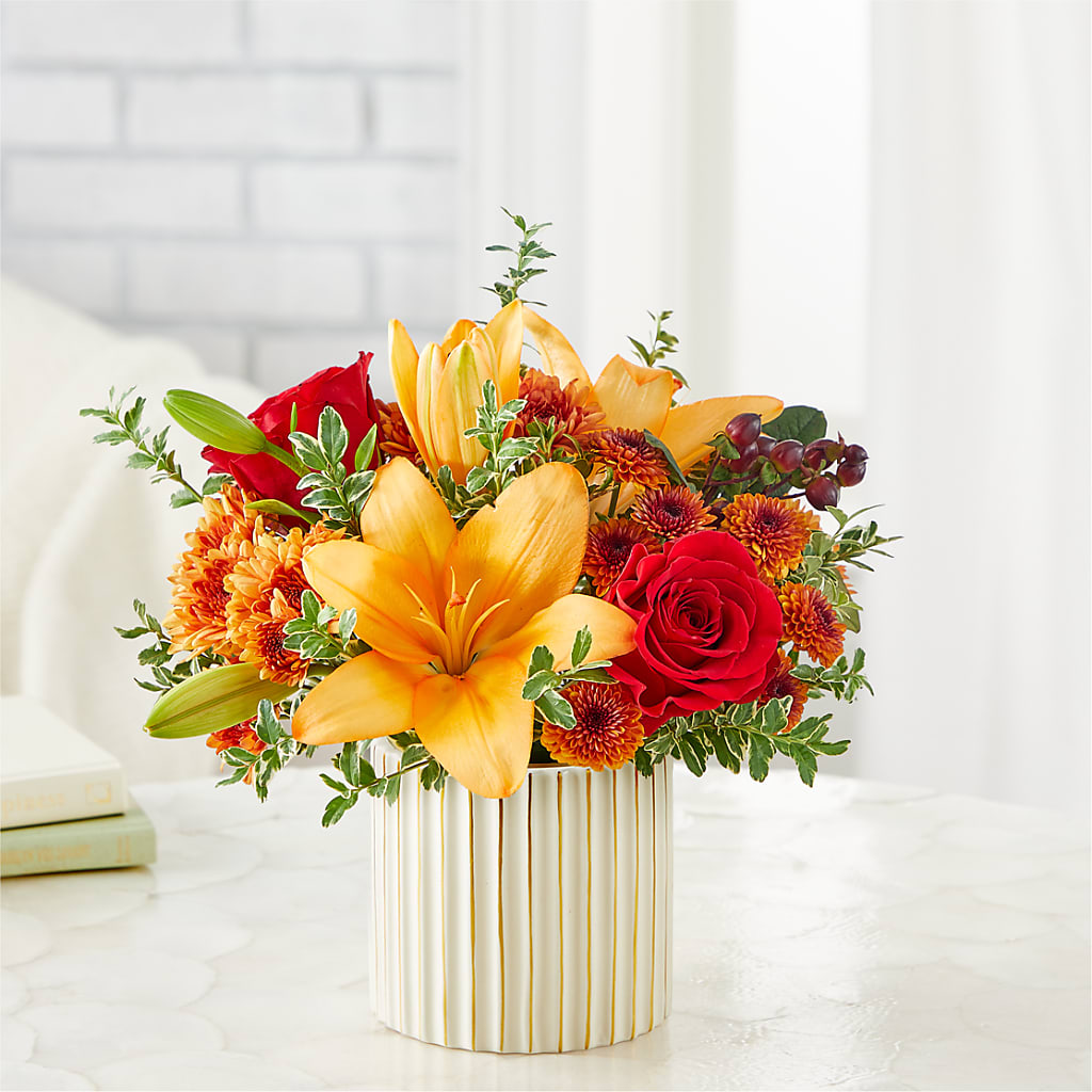 Scarlet Skies Bouquet –  Le Bloom Floral, Le Mars IA