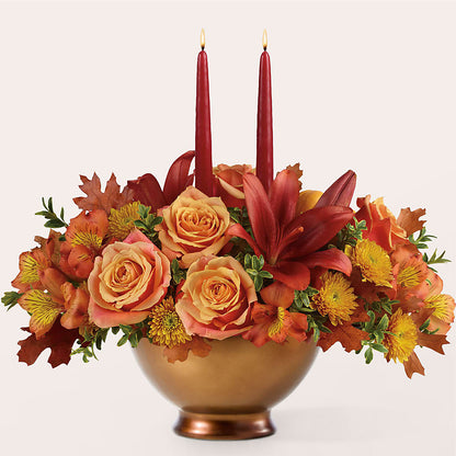 Harvest Table Centerpiece –  Le Bloom Floral, Le Mars IA