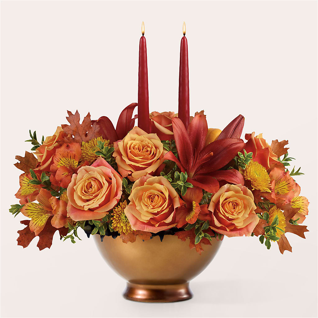 Harvest Table Centerpiece –  Le Bloom Floral, Le Mars IA