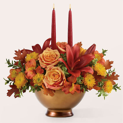 Harvest Table Centerpiece –  Le Bloom Floral, Le Mars IA