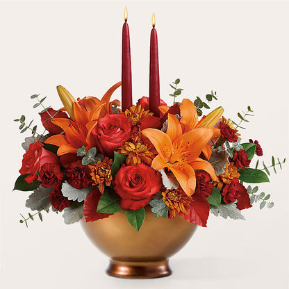 Fruits of Fall Centerpiece –  Le Bloom Floral, Le Mars IA