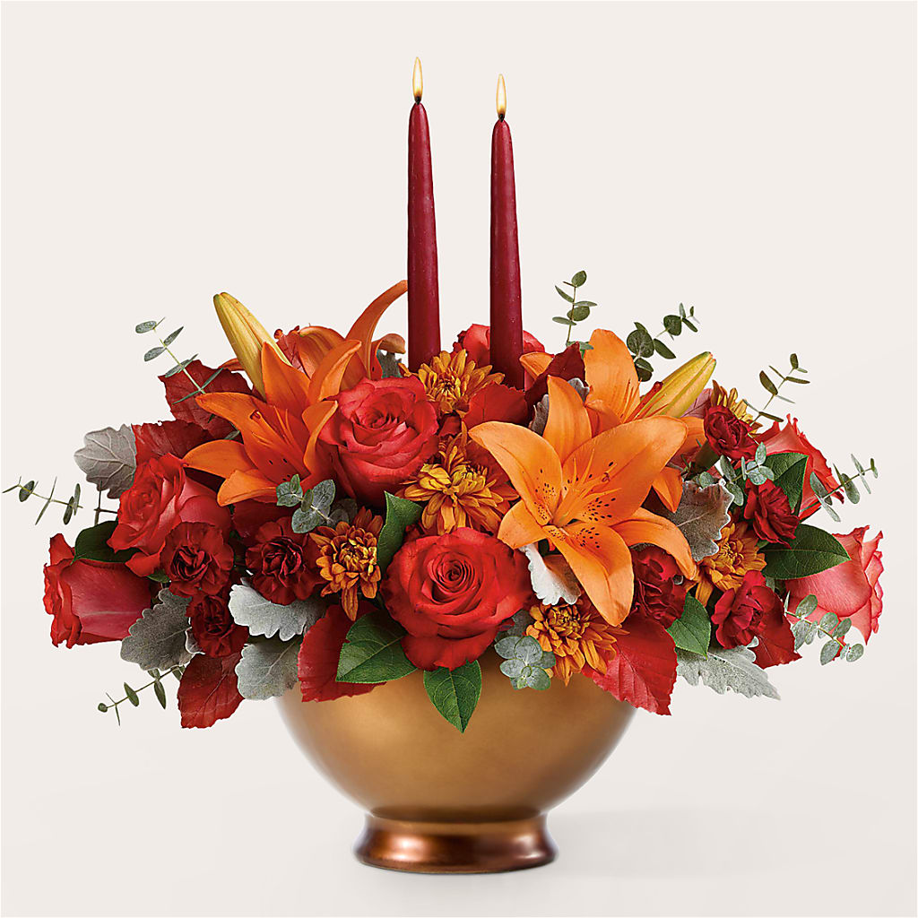 Fruits of Fall Centerpiece –  Le Bloom Floral, Le Mars IA