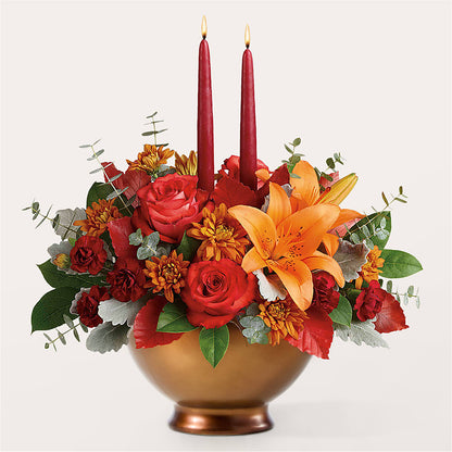 Fruits of Fall Centerpiece –  Le Bloom Floral, Le Mars IA