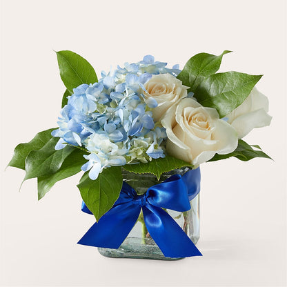 Sky Blue Delight Bouquet –  Le Bloom Floral, Le Mars IA
