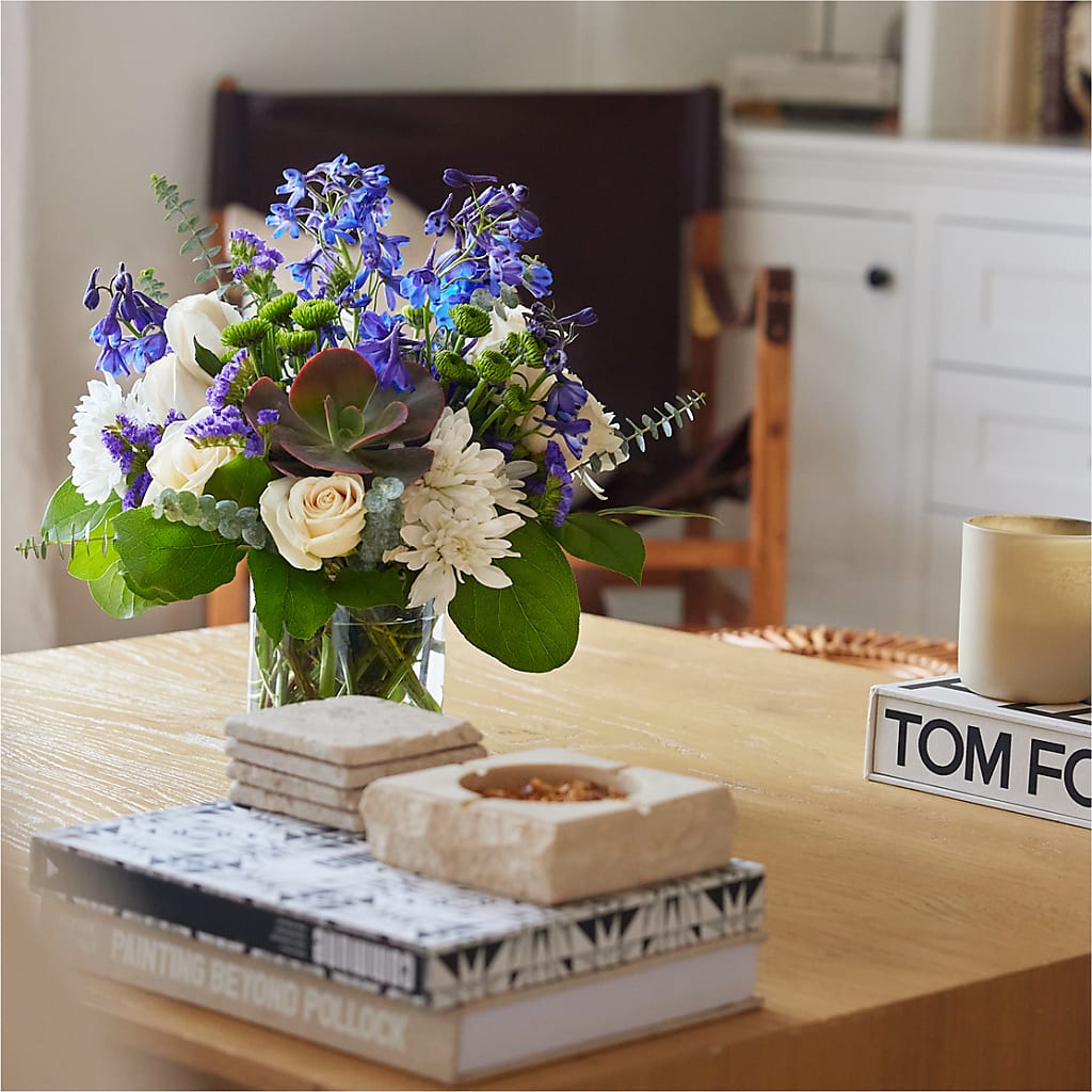 Cerulean Waves Bouquet –  Le Bloom Floral, Le Mars IA