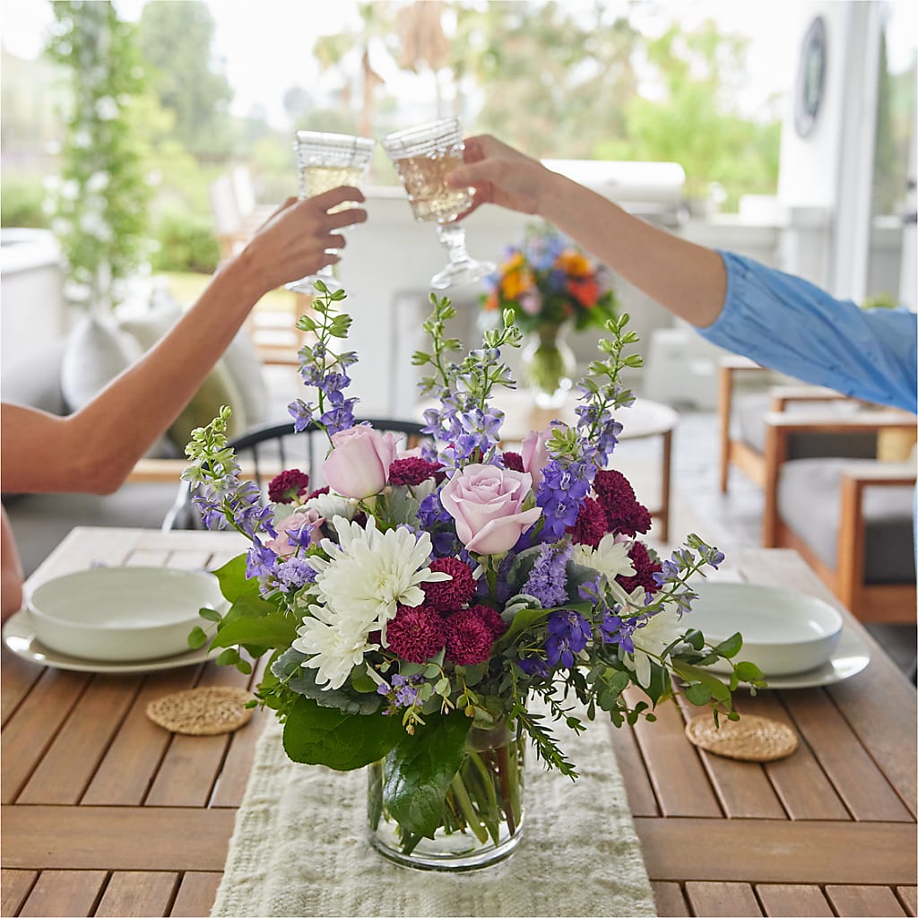Violet Frost Bouquet –  Le Bloom Floral, Le Mars IA