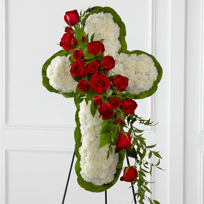 Floral Cross Easel –  Le Bloom Floral, Le Mars IA
