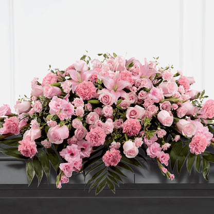 Garden of Comfort Casket Spray (Standard) –  Le Bloom Floral, Le Mars IA