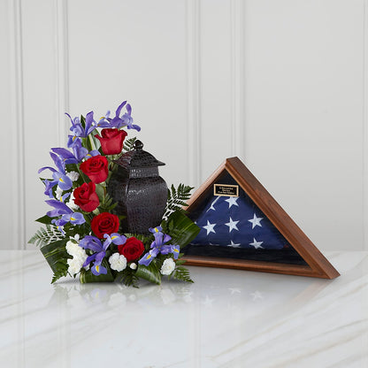 Patriotic Tribute Arrangement –  Le Bloom Floral, Le Mars IA