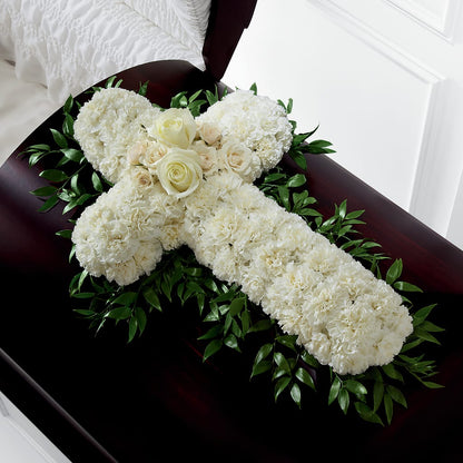 Peaceful Memories Casket Spray (Standard) –  Le Bloom Floral, Le Mars IA