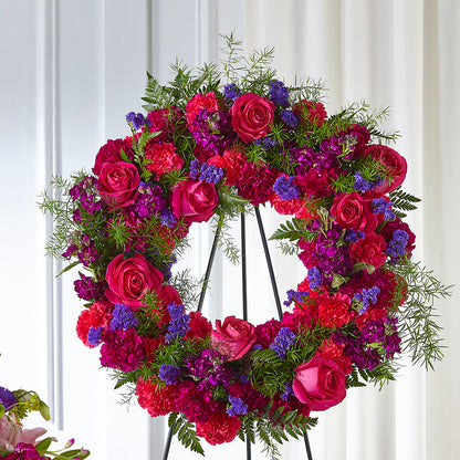 Calming Colors Wreath –  Le Bloom Floral, Le Mars IA