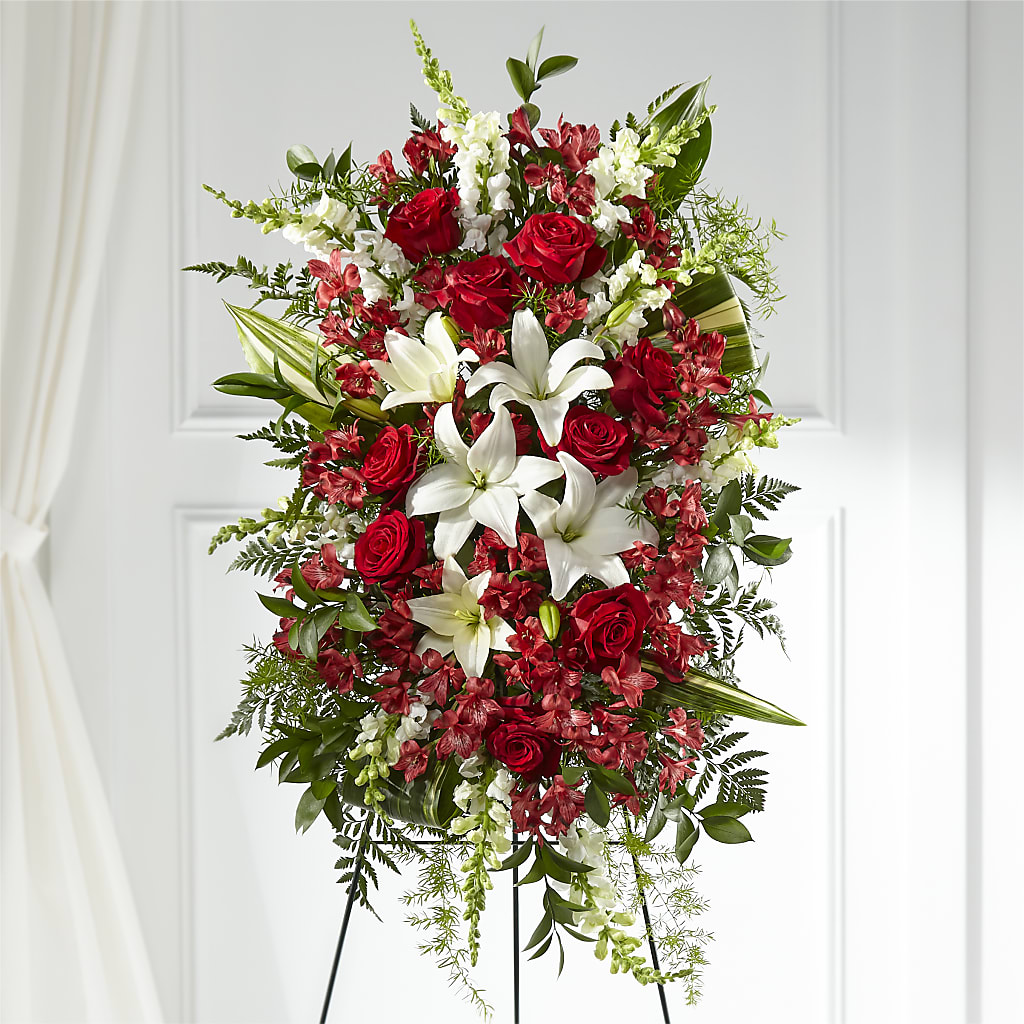 Everlasting Memory Standing Spray –  Le Bloom Floral, Le Mars IA