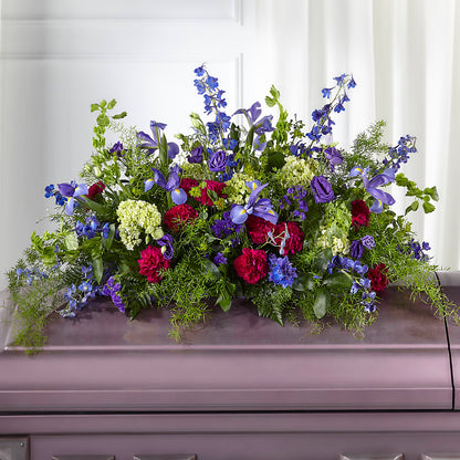 Always Treasured Casket Spray –  Le Bloom Floral, Le Mars IA