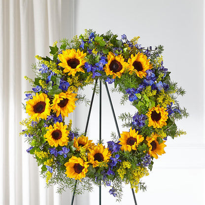 Bright Rays Wreath –  Le Bloom Floral, Le Mars IA