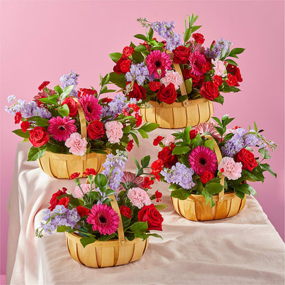 Pink Picnic Basket –  Le Bloom Floral, Le Mars IA