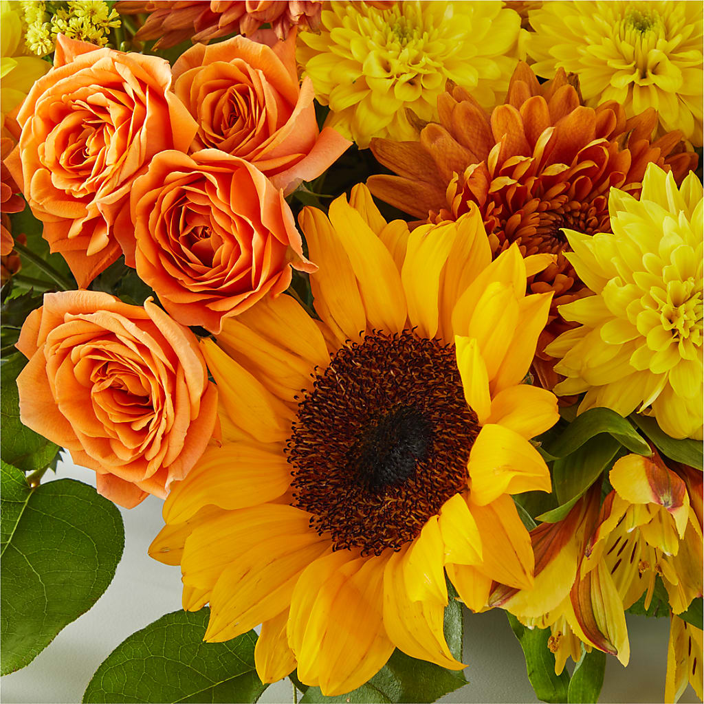 Autumn Harmony Centerpiece –  Le Bloom Floral, Le Mars IA