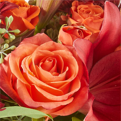 Crimson Leaves Bouquet –  Le Bloom Floral, Le Mars IA