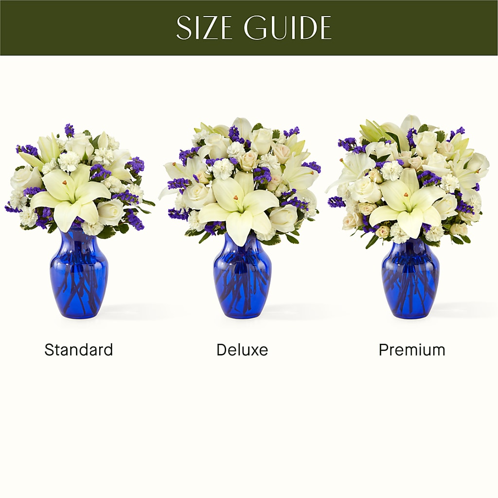 Sapphire Rush Bouquet –  Le Bloom Floral, Le Mars IA