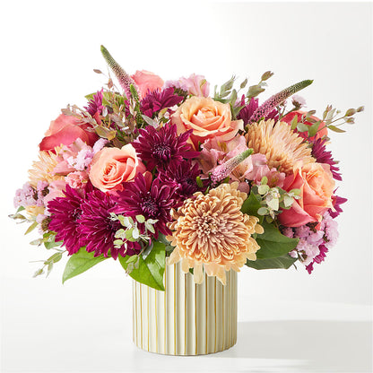 Berry Cobbler Bouquet with Ivory Vase –  Le Bloom Floral, Le Mars IA