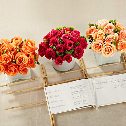 Dawn Rose Centerpiece –  Le Bloom Floral, Le Mars IA