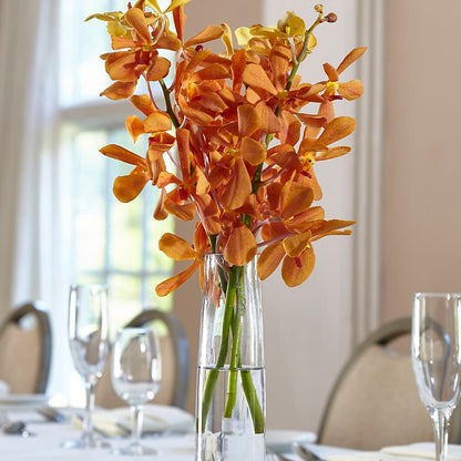 Orange Mokara Bud Vase –  Le Bloom Floral, Le Mars IA