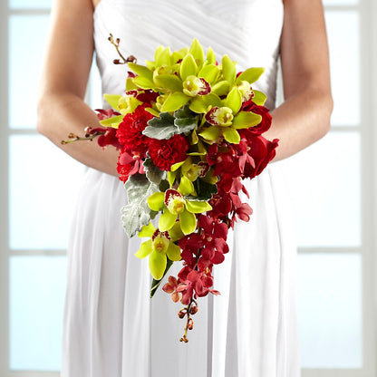 Elegant Orchid Bouquet –  Le Bloom Floral, Le Mars IA